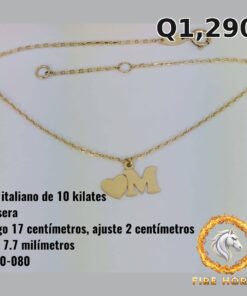 Pulsera de oro italiano 10k — G770-080
