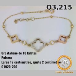 Pulsera de oro italiano 10k — G1920-200