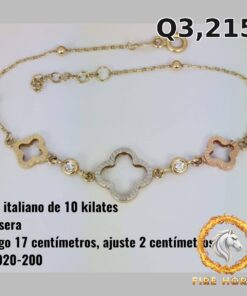 Pulsera de oro italiano 10k — G1920-200