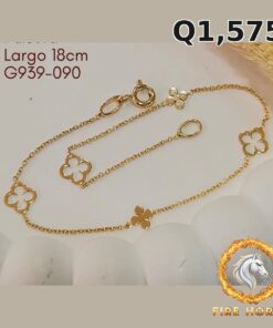 Pulsera de oro italiano 10k — G939-090