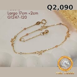 Pulsera de oro italiano 10k — G1247-120