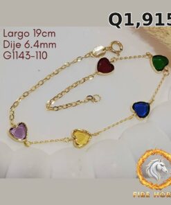 Pulsera de oro italiano 10k — G1143-110