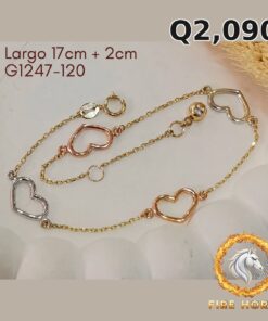 Pulsera de oro italiano 10k — G1247-120